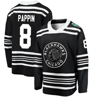 Men's Jim Pappin Chicago Blackhawks 2019 Winter Classic Jersey - Black Breakaway