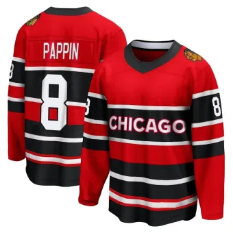 Men's Jim Pappin Chicago Blackhawks Red Special Edition 2.0 Jersey - Black Breakaway