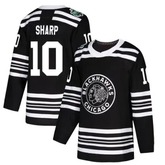 Men's Patrick Sharp Chicago Blackhawks 2019 Winter Classic Jersey - Black Authentic