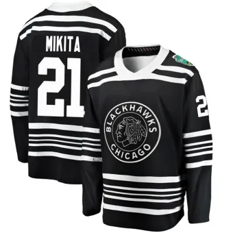 Men's Stan Mikita Chicago Blackhawks 2019 Winter Classic Jersey - Black Breakaway