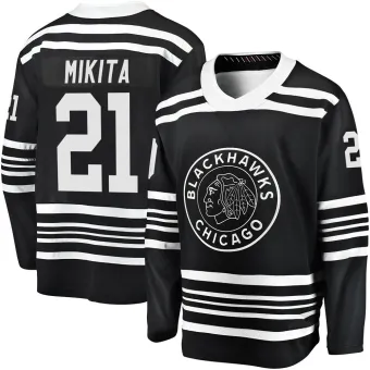 Men's Stan Mikita Chicago Blackhawks Alternate 2019/20 Premier Jersey - Black Breakaway