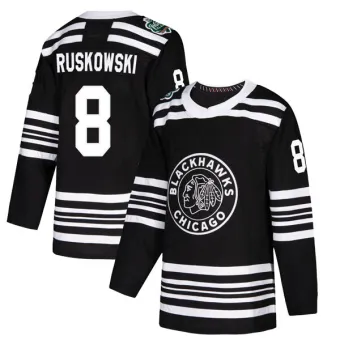 Men's Terry Ruskowski Chicago Blackhawks 2019 Winter Classic Jersey - Black Authentic