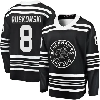 Men's Terry Ruskowski Chicago Blackhawks Alternate 2019/20 Premier Jersey - Black Breakaway