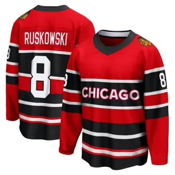 Men's Terry Ruskowski Chicago Blackhawks Red Special Edition 2.0 Jersey - Black Breakaway