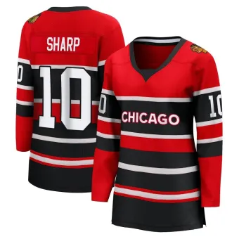 Women's Patrick Sharp Chicago Blackhawks Red Special Edition 2.0 Jersey - Black Breakaway