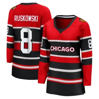 Women's Terry Ruskowski Chicago Blackhawks Red Special Edition 2.0 Jersey - Black Breakaway