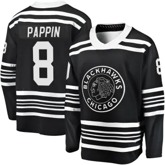 Youth Jim Pappin Chicago Blackhawks Alternate 2019/20 Premier Jersey - Black Breakaway